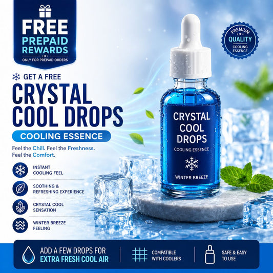 Cooling Essence For Mini Cooler ✨❄️🎁Prepaid Order Special Bonus
